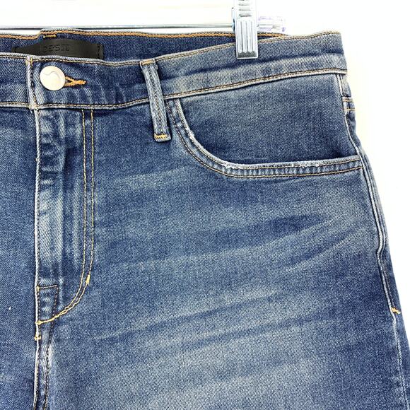 Joe's Jeans Cut Off Hem Shorts Mens Size 33 Medium Wash Blue Stretch Denim - Picture 4 of 7
